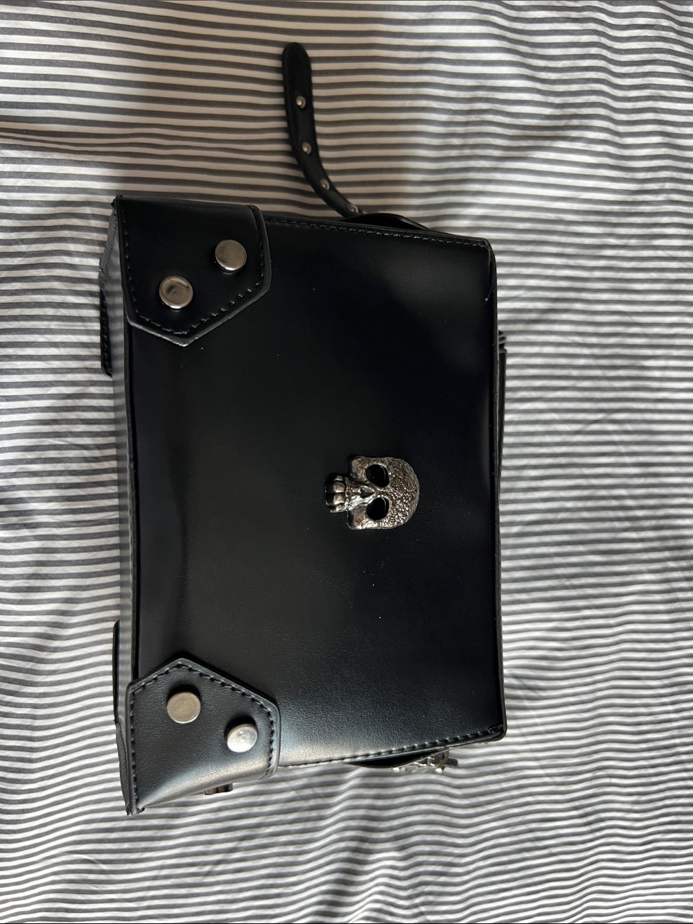 Black Skull Crossbody Bag | New | Halloween | Goth | Punk